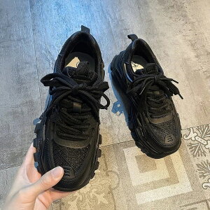 日以内出荷スニーカー 厚底 オールドパパシューズ レディース 新作 身長を伸ばす 百掛け 通気性 スポーツ カジュアルシューズ 韓国ファッション