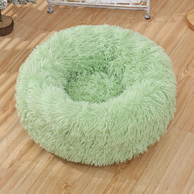 [] ペットベッド オールシーズン 洗える グレー 猫 ベッド 犬 ベッド 高反発 ペット ソファ ふわふわ かわいい 50CM 洗える 猫用クッション 中型犬 小型犬 もこもこ 暖かい 滑り止め 寒さ対策 秋冬用 ペット用品 犬用クッション
