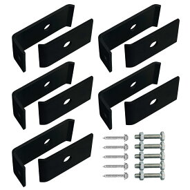 フェンス取付キット - フェンスグリッドクリップ | サビ防止 溶融亜鉛メッキ鋼製クランプ 芝生 プール 造園 農場 屋外設置向け