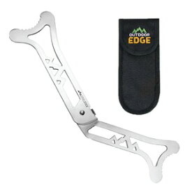 Outdoor Edge スチールスティック BRISKET SPREADER 解体用 ナイロンシース付き OESS10 アウトドアエッジ Steel Stick 解体用アイテム 収納ケース付き ハンティングハーネス 解体用品