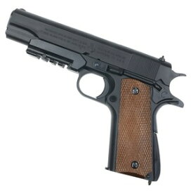 CROWN MODEL エアガン 1911A1 ガバメント 下部レール付き スライドストップシリーズ 10歳以上 クラウンモデル エアーガン government エアピストル エアコキ オートピストル 自動拳銃 自動式拳銃 オートマチックピストル 遊戯銃