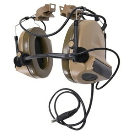 Z-Tactical タクティカルヘッドセット FASTヘルメット用 Comtac II モデル [ ダークアース ] Z-TAC Z031 ファストヘルメット用 ファーストヘルメット用 耳当て ヘッドフォン マイク付き ヘルメットアクセサリー ヘルメットパーツ イヤーマフ NAVY SEAL SWAT RANGER