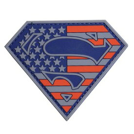 SHELLBACK TACTICAL ミリタリーワッペン SUPERMAN SHIELD スーパーマンシールド SBT-P10037 [ ブルー ] ミリタリーパッチ アップリケ スリーブバッジ 国旗ワッペン 国旗パッチ ナショナルフラッグ National flag