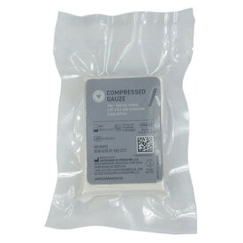 SAFEGUARD MEDICAL 圧縮ガーゼ 綿100％ 滅菌タイプ コットンガーゼ 包帯 救急用品 応急手当 衛生用品