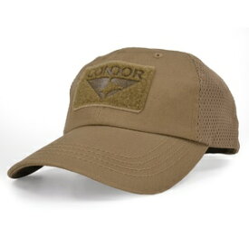 CONDOR 帽子 タクティカルメッシュキャップ [ ブラウン ] ベースボールキャップ メンズ ワークキャップ ハット ミリタリーキャップ 通販 販売 LE装備 野球帽