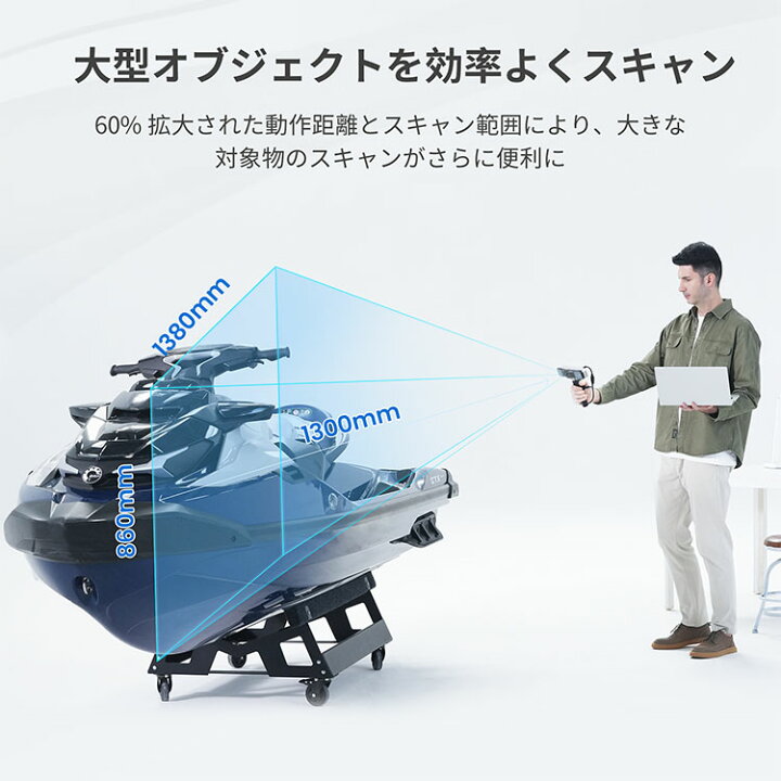 楽天市場】[2024モデル] Revopoint RANGE2 3Dスキャナー ハンド 