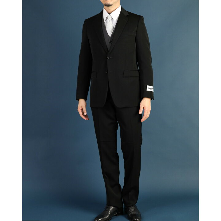 楽天市場 礼服 メンズ フォーマル シングル ウール100 オールシーズン ブランド Renoma レノマ 高級 葬式 喪服 法事 冠婚葬祭 葬儀 結婚式 披露宴 国産 アジャスター フォーマルスーツ ブラックスーツ 略礼服 春 夏 秋 冬 送料無料 あす楽 A体 Ab体 体 Y体 3号 4号 5