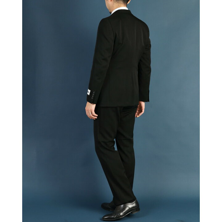 楽天市場 礼服 メンズ フォーマル シングル ウール100 オールシーズン ブランド Renoma レノマ 高級 葬式 喪服 法事 冠婚葬祭 葬儀 結婚式 披露宴 国産 アジャスター フォーマルスーツ ブラックスーツ 略礼服 春 夏 秋 冬 送料無料 あす楽 A体 Ab体 体 Y体 3号 4号 5
