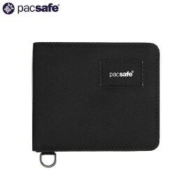 パックセーフ PacSafe 2つ折り財布 RFID バイフォールドウォレット ブラック 盗難防止 防犯 PAC12970304001000