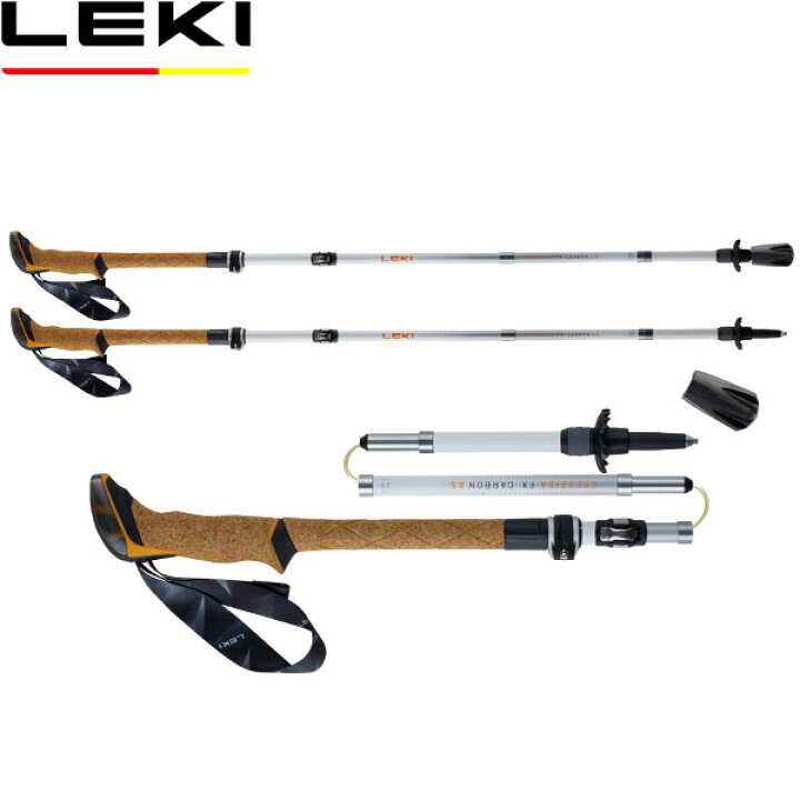 楽天市場】レキ LEKI トレッキングポール 折りたたみ式 クレシダFX 