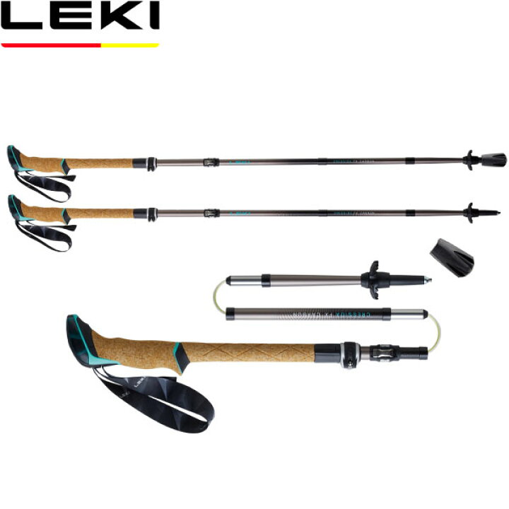 楽天市場】レキ LEKI トレッキングポール 折りたたみ式 クレシダFX 