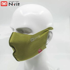 N-rit エヌリット スポーツマスク スポーツクーリングマスクV2 550グリーン 抗菌消臭機能 接触冷感 スポーツ NRI1610310550