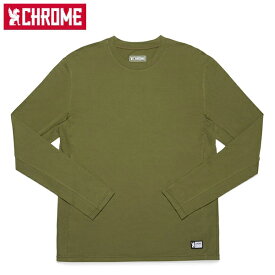 クローム クローム イシュード ショートスリーブ ティー AP488OLBR メンズ 長袖Tシャツ CHROME CHROME ISSUED LS TEE OLIVEBRANCH CRMAP488OLBR