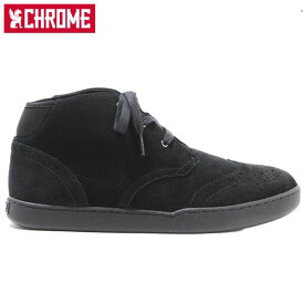 クローム CHROME サイクリングシューズ スニーカー A27 ウィングチップ A27 WINGTIP BLACK SUEDE パナレーサー CRMJP229BKSU