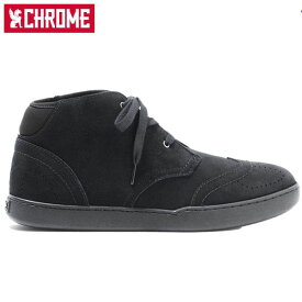 クローム CHROME サイクリングシューズ スニーカー A27 ウィングチップ ジェームス コックス リミテッド BLACK SUEDE パナレーサー CRMJP230BKJC