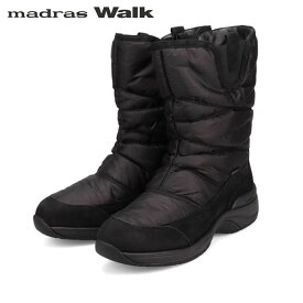 マドラスウォーク madras Walk レディース ゴアテックス ナイロンブーツ スノーブーツ MWL1016 BLACK 防水透湿 防滑 防寒 MADMWL1016BLA