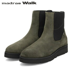 マドラスウォーク madras Walk レディース ゴアテックス サイドゴアブーツ レザー MWL1110 D-KHAKI-S 防水透湿 MADMWL1110DKHS