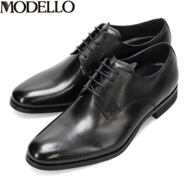 モデロ MODELLO メンズ 紳士靴 ビジネスシューズ DM7402 BLACK フォーマル プレーントゥ 抗菌 防臭 マドラス madras MODDM7402BLA