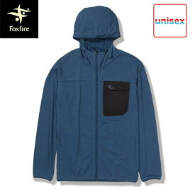 フォックスファイヤー Foxfire メンズ レディース パーカー SCプリモフーディ ブルー(040) 防虫 吸汗 スコーロン UVカット FOX5215591040