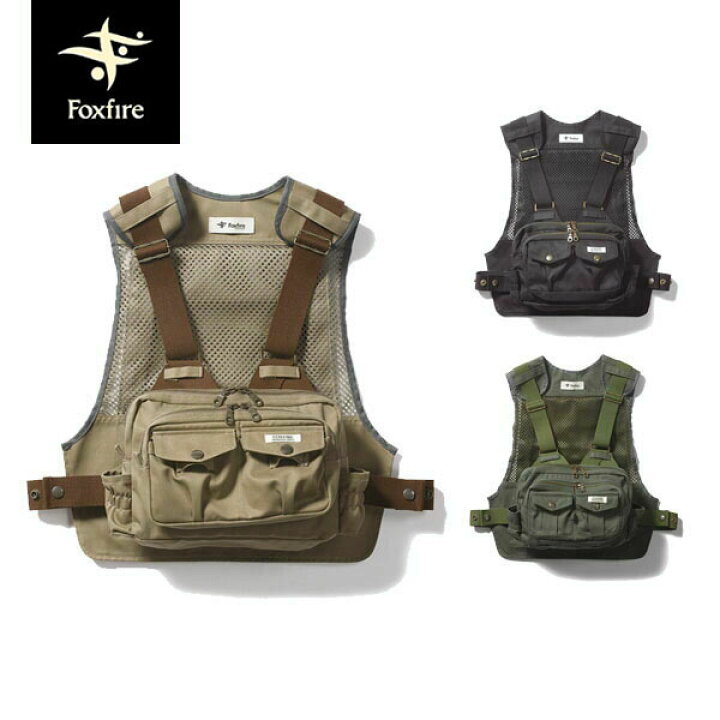 楽天市場】フォックスファイヤー Foxfire フィッシングタックルベスト 