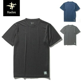 フォックスファイヤー Foxfire メンズ Tシャツ 半袖 カットソー TS EXストレッチクルーS/S TS EX Stretch Crew S/S アウトドア FOX5215334