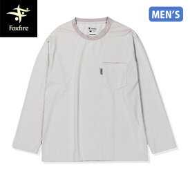 フォックスファイヤー Foxfire メンズ 防虫長袖Tシャツ SCプレーナークルー アイボリー 防虫 スコーロン 釣り FOX5215638003
