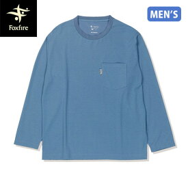 フォックスファイヤー Foxfire メンズ 防虫長袖Tシャツ SCプレーナークルー ライトブルー 防虫 スコーロン 釣り FOX5215638054