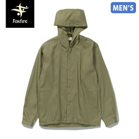 セール フォックスファイヤー ジャケット Foxfire メンズ ジャケット SCシャンブレーフーディ SC Chambray Hoody 防虫 吸汗速乾 UVカット キャンプ オリーブ T-FOX5213322070