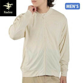 フォックスファイヤー Foxfire メンズ パーカー SCメランジブルゾン アイボリー(003) 防虫 吸汗 スコーロン UVカット FOX5215507003