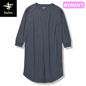 フォックスファイヤー Foxfire レディース ワンピース SCメランジワンピース ネイビー(046) 防虫 吸汗 スコーロン UVカット FOX8215546046