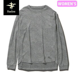 セール フォックスファイヤー Foxfire レディース カットソー SCウィンドパスクルー 防虫 UVカット 軽量 グレー（020） T-FOX8215407020