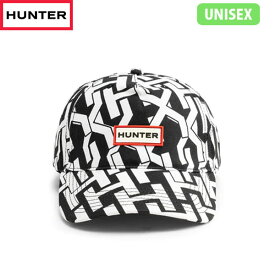 国内正規品 ハンター HUNTER 帽子 キャップ HR10085 BLK ブラック 黒 Hプリント キャップ メンズ レディース ユニセックス HURHR10085BLK