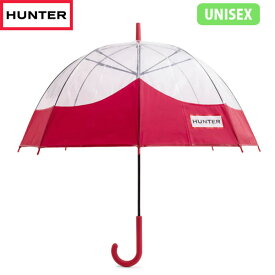 国内正規品 ハンター HUNTER 傘 かさ ユニセックス メンズ レディース トランスペアレント マスタッシュ バブル アンブレラ MILITARY RED UAU7029UPM-MLR HURUAU7029UPMMLR