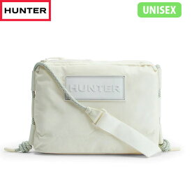 国内正規品 ハンター HUNTER ミニショルダーバッグ サコッシュ トラベル リップストップ リサイクル ナイロン サコッシュ SWH ユニセックス 旅行 UBC1515NRS HURUBC1515NRSSWH