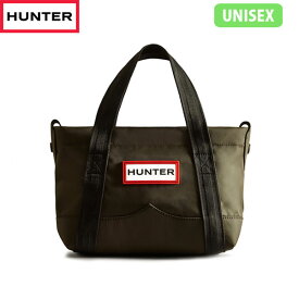 国内正規品 ハンター HUNTER トートバッグ ショルダーバッグ ユニセックス 旅行 UBS1203KBM DOV ナイロン ミニ トップ クリップ トート バッグ HURUBS1203KBMDOV