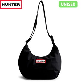 国内正規品 ハンター HUNTER ショルダーバッグ ホーボーバッグ ナイロン ミディ ホーボー BLK ブラック 黒 UBS3601KBM HURUBS3601KBMBLK