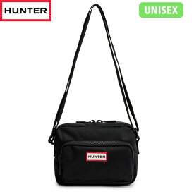 国内正規品 ハンター HUNTER ボディバッグ ショルダーバッグ ナイロン クロスボディ UBX3930KBM ブラック 耐水 撥水 HURUBX3930KBMBLK