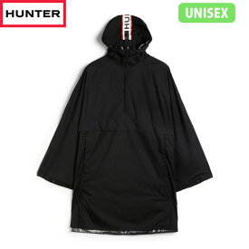 国内正規品 ハンター HUNTER レインポンチョ ユニセックス ユニセックストラベル パッカブル ポンチョ URO1432LPW BLACK 軽量 コンパクト HURURO1432LPWBLK