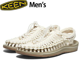 キーン KEEN メンズ 靴 ユニーク サンダル UNEEK Men White Cap/Cornstalk 抗菌防臭 KEE1028173