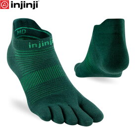 インジンジ injinji ラン ライトウェイト ノーショウ ジェイド 281110 五本指ソックス 靴下 薄手 アウトドア ランニング INJ281110JDE