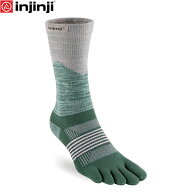 インジンジ injinji ウイメンズ トレイル ミッドウェイト クルー アルパイン 5本指ソックス 靴下 アウト…