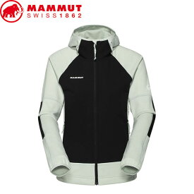 マムート MAMMUT レディース ジャケット Massone ML Hooded Jacket Women silver sage-black MAM1014062001300
