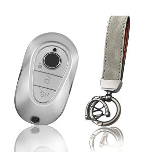 スマートキーケース メルセデスベンツ オーバル型 Mercedes Benz セダン ステーションワゴン Cクラス Sクラス マイバッハ 全面保護 キーカバー カーアンドベル KAN002616