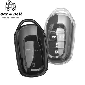 スマートキーケース ホンダ HONDA 新型 ステップワゴン ヴェゼル STEP WGN ZR-V N-BOX シビック 透明 キーカバー カーアンドベル KAN001678