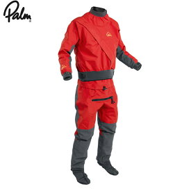 パーム Palm ドライスーツ Casecade Drysuit カスケード ドライスーツ フレイム/Jetグレー カヌー カヤック 11741 高階救命器具 PAL11741RED