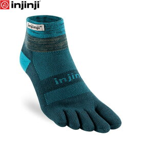 インジンジ injinji トレイルMWミニクルー ミッドナイト(MID) 213130 5本指ソックス 靴下 アウトドア ランニング クールマックス メンズ レディース Z-INJ213130MID