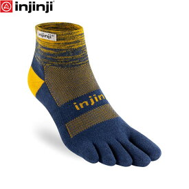 injinji インジンジ トレイルミッドウェイトミニクルー ムーンリット（MLT） 5本指ソックス 靴下 アウトドア トレイルランニング 213130 INJ213130MLT