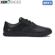 ゼロシューズ XEROSHOES メンズ スニーカー グレンドレス Black ブラック スムースレザー タウンユース …