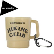 アンドワンダー マグカップ and wander 5745177307 hiking club PP mug beige AWD5745177307040