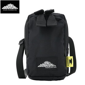 マウンテンスミス MOUNTAINSMITH ユニセックス ショルダーバッグ ダウンショルダーミニショルダー BKブラック ボディバッグ 肩掛け スマホ収納 MTSMSTC0003BK